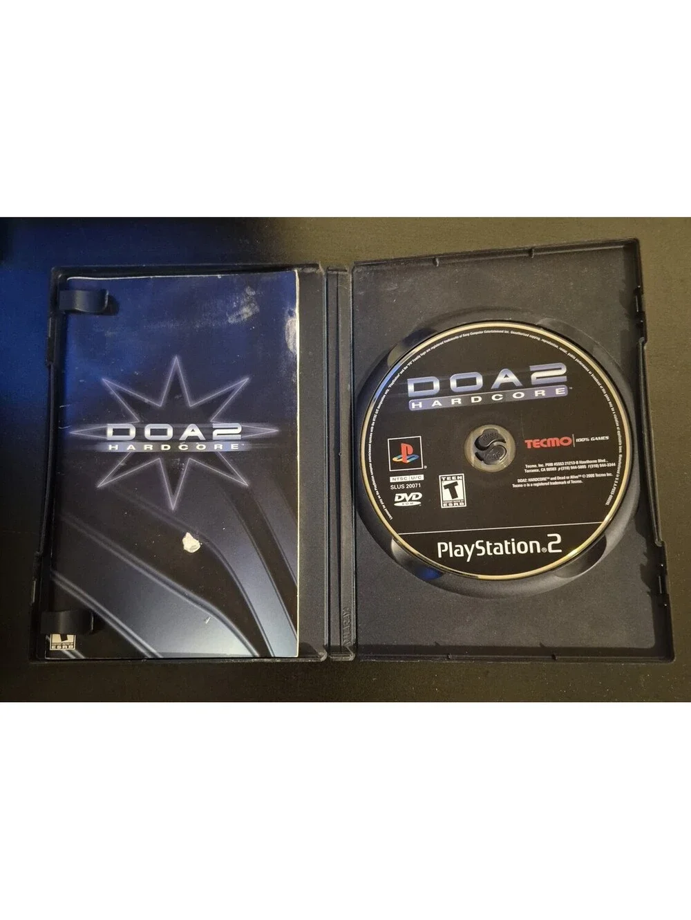 DOA 2 Dead Or Alive 2: Hardcore (Sony PlayStation 2, 2000) PS2 CIB Tested